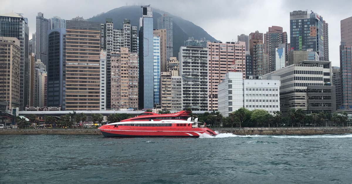 香港島からフェリーでマカオへ行ってきました ファーエンドテクノロジー株式会社